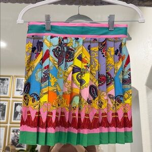 Nolita Multicolor Pleated Mini Skirt
